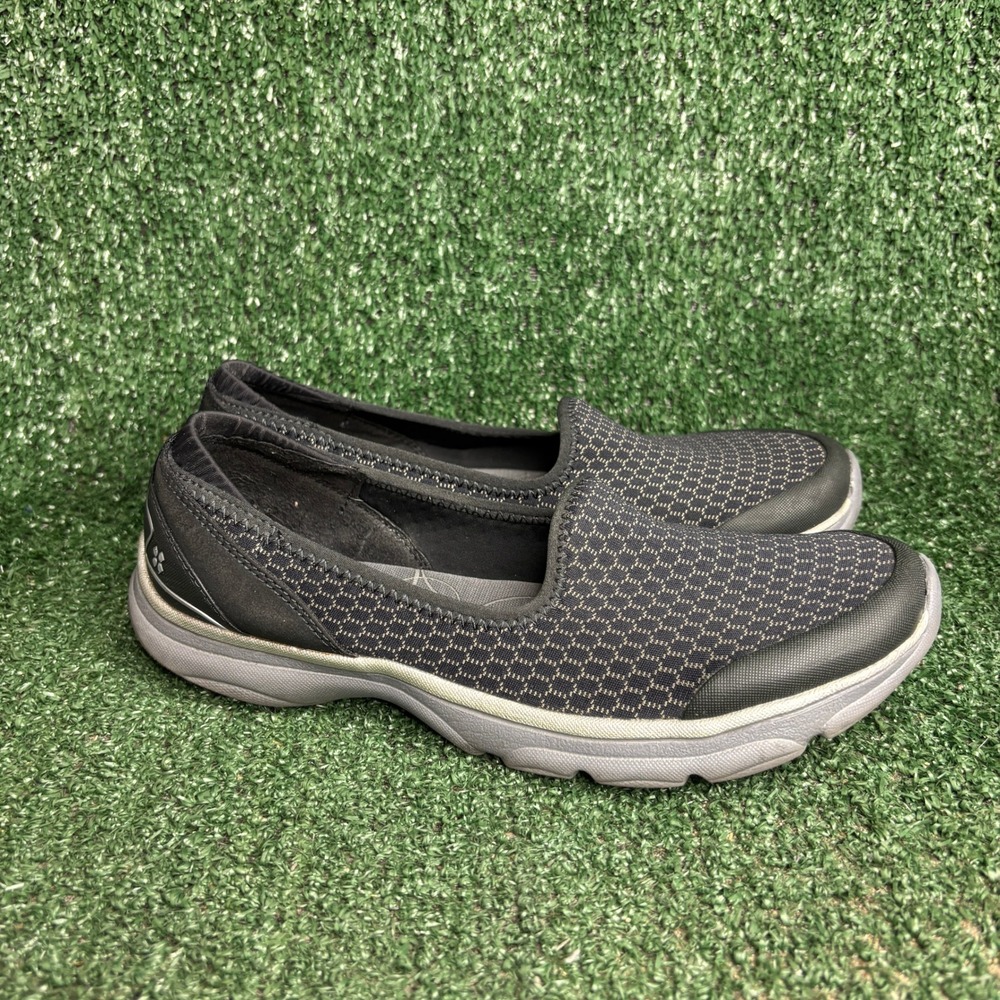 Bzees Summer Fun Slip On Mesh Washable Comfort Walking Shoes Black Womens 6.5M